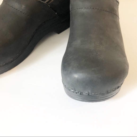DANSKO PROFESSIONAL Oiled black CLOGS Size 42 NEW - Picture 6 of 16